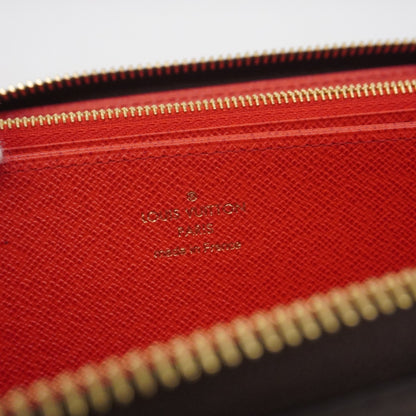 Louis Vuitton Monogram Zippy Wallet M41896 Brown Coquelicot