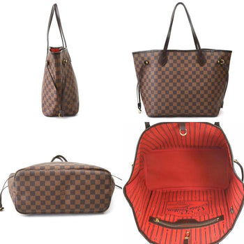 Louis Vuitton Louis Vuitton Tote Bag Damier Neverfull Mm Canvas Brown Gold