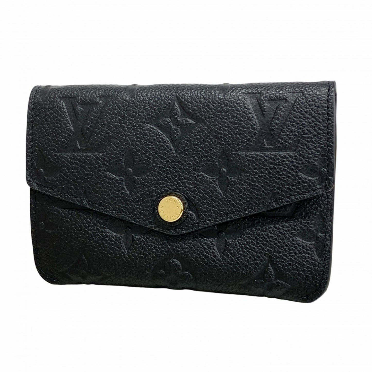 Louis Vuitton Monogram Empreinte Pochette Cle Wallet/Coin Case M60633 Noir