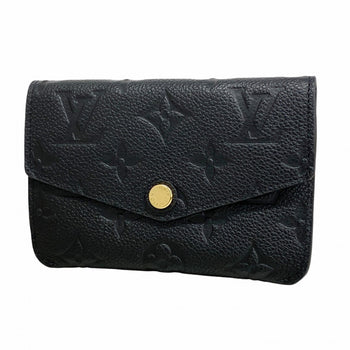 Louis Vuitton Monogram Empreinte Pochette Cle Wallet/Coin Case M60633 Noir