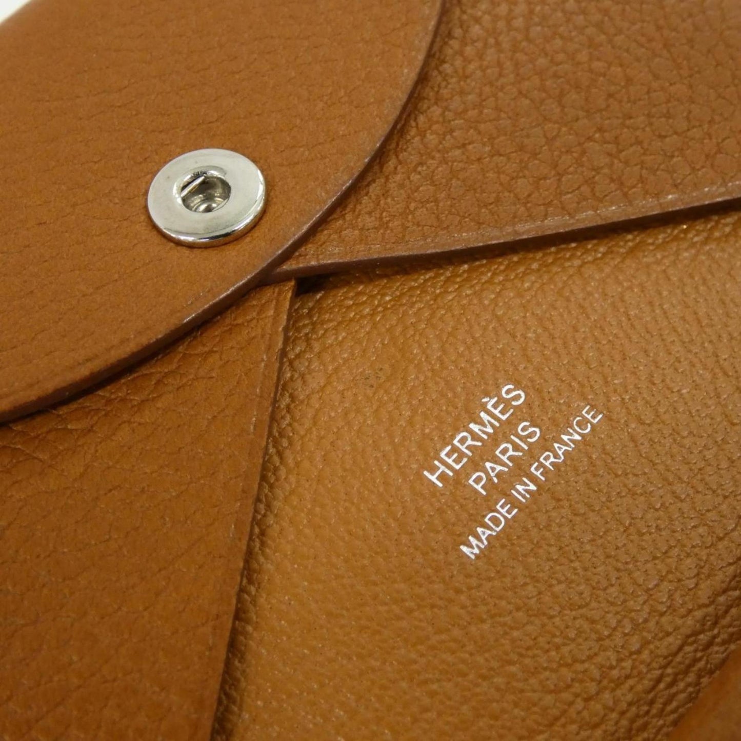 Hermes Herms Calvi Duo 084692Ck Wallet/Coin Case