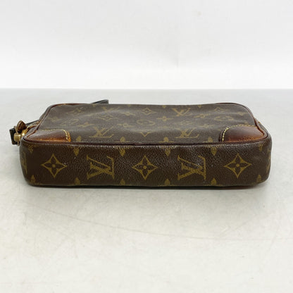 Louis Vuitton Monogram Marly Dragonne Pm Clutch Bag M51827 Brown