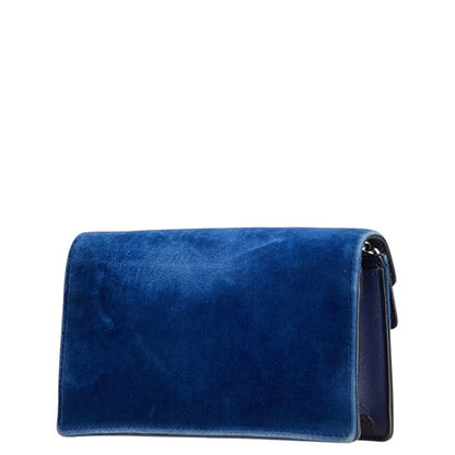Gucci Dionysus Chain Crossbody Shoulder Bag 476432 Blue Velvet