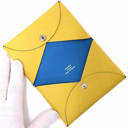 Hermes Herms Calvi Verso Card Case/Business Holder