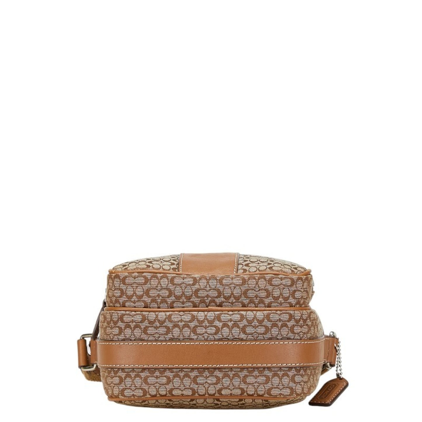 Coach Mini Signature Crossbody Shoulder Bag In Beige