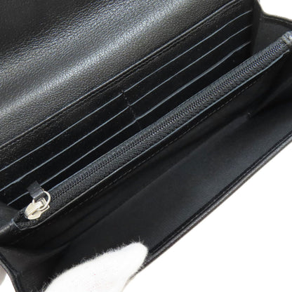 Chanel Camellia Coco Mark Long Wallet Calfskin
