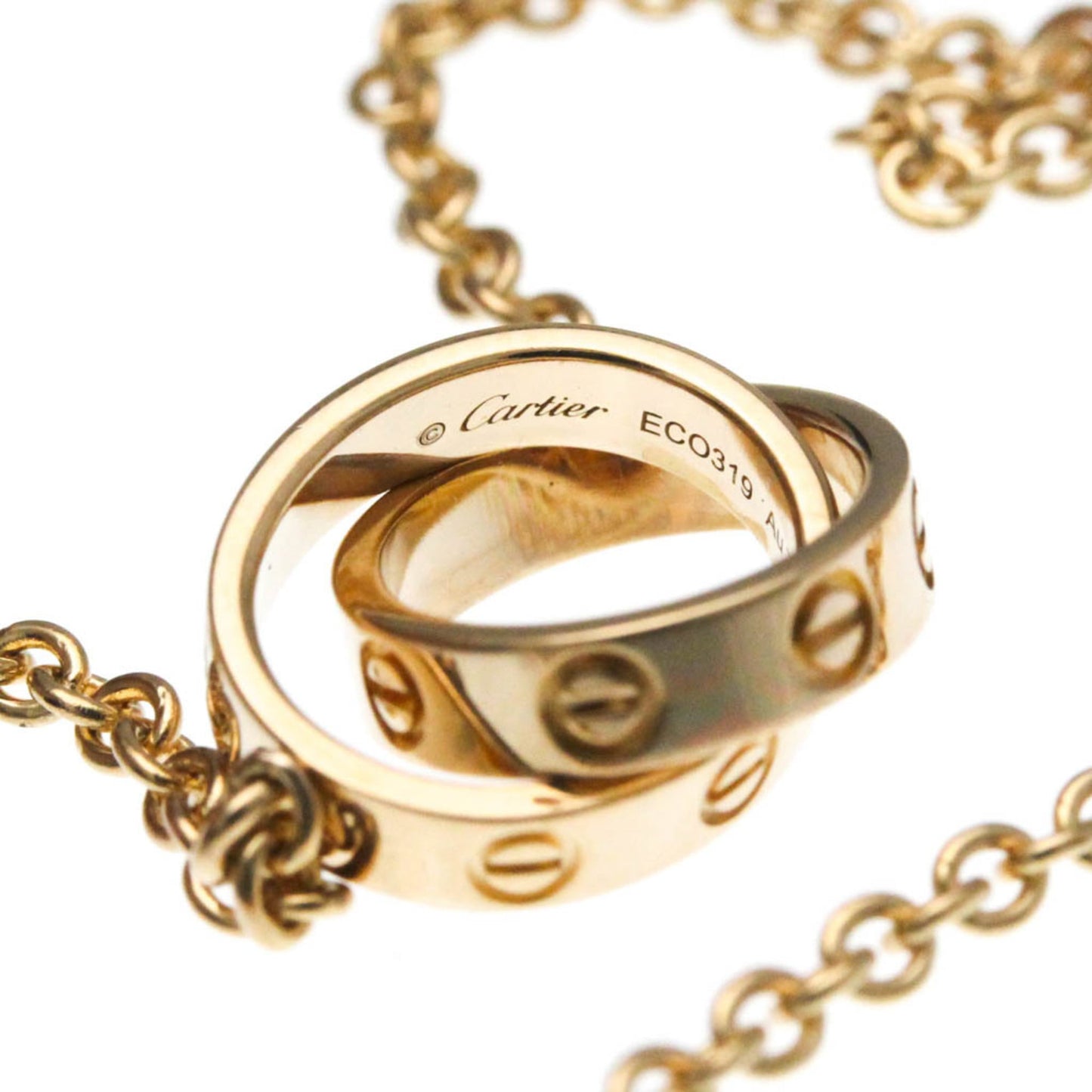 Cartier Baby Love Necklace Pink Gold (18K) No Stone Women