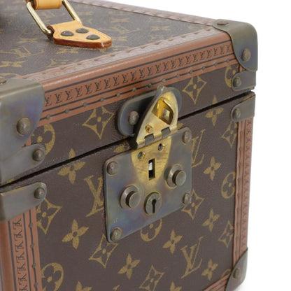 Louis Vuitton Monogram Boite Flacon Makeup Box Vanity Handbag Brown M21828