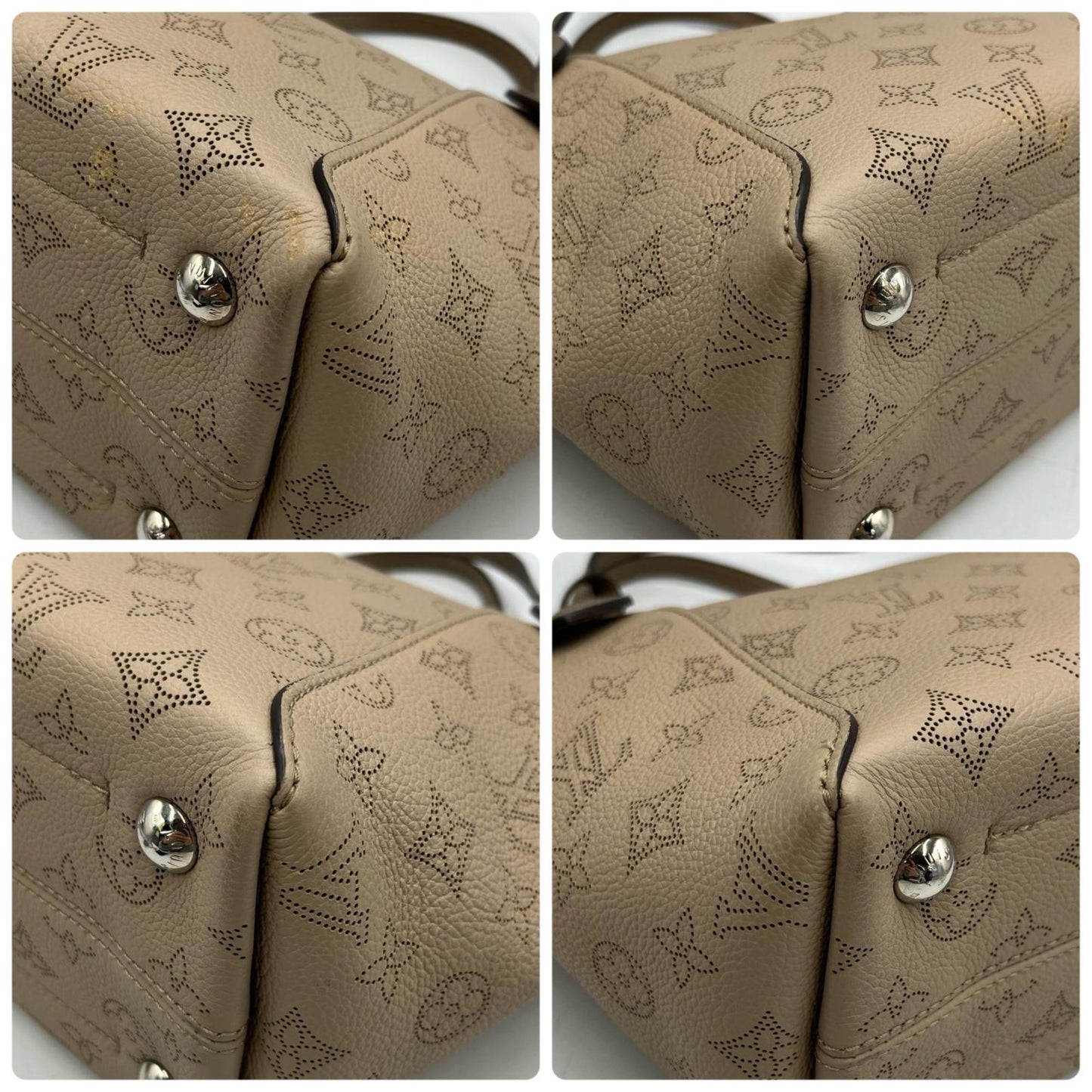 Louis Vuitton Hina Pm 2-Way Handbag M54351 Monogram Mahina Galle