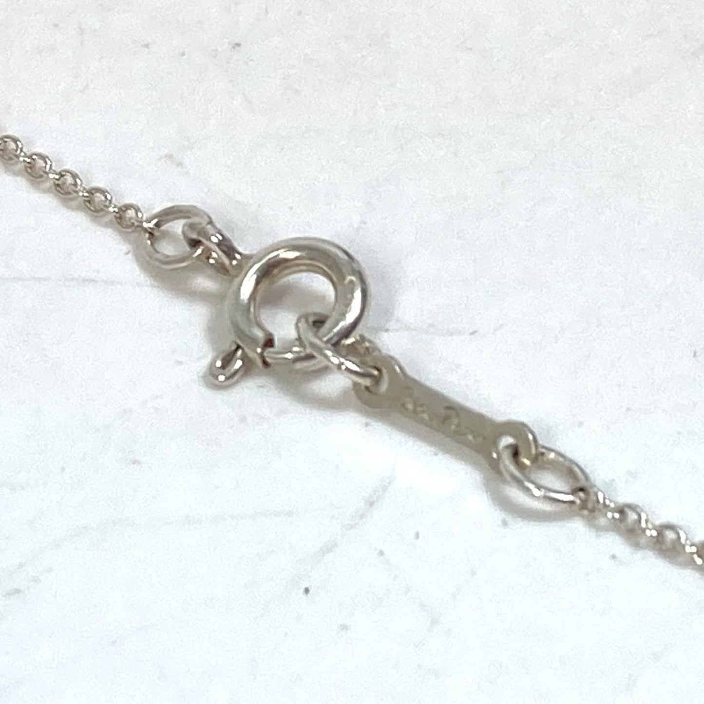 Tiffany&Co. Tiffany V Initial Paloma Picasso Accessory Pendant Necklace Sv925