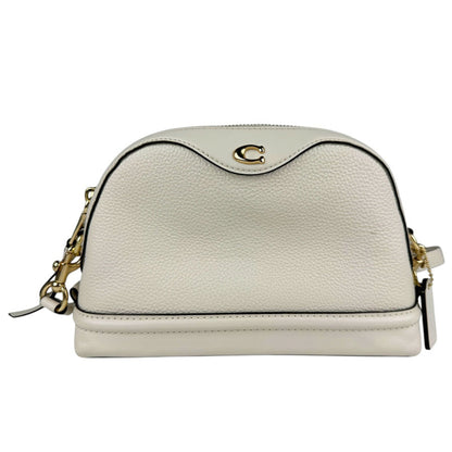 Coach Coach Shoulder Bag Leather Ivory