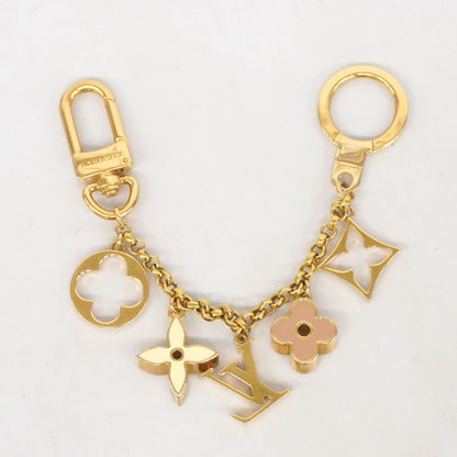 Louis Vuitton Fleur De Monogram Keychain M65111 Gold