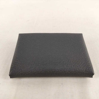 Hermes Herms Calvi Duo Verso Card Case In Ardoise X Bleu Hydra Chevre