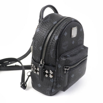 Mcm Stark Bebe Boo Side Stud Backpack In Visetos