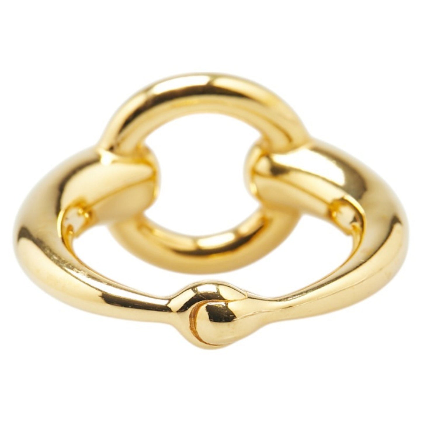 Hermes Mo Scarf Ring Gold Plated