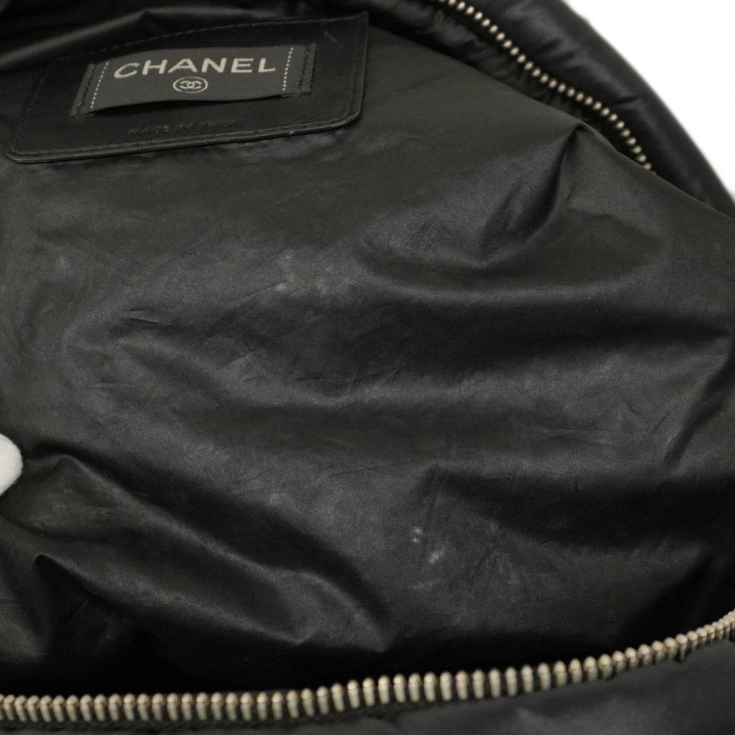 Chanel Doudaune Backpack/Daypack In Nylon And Tweed