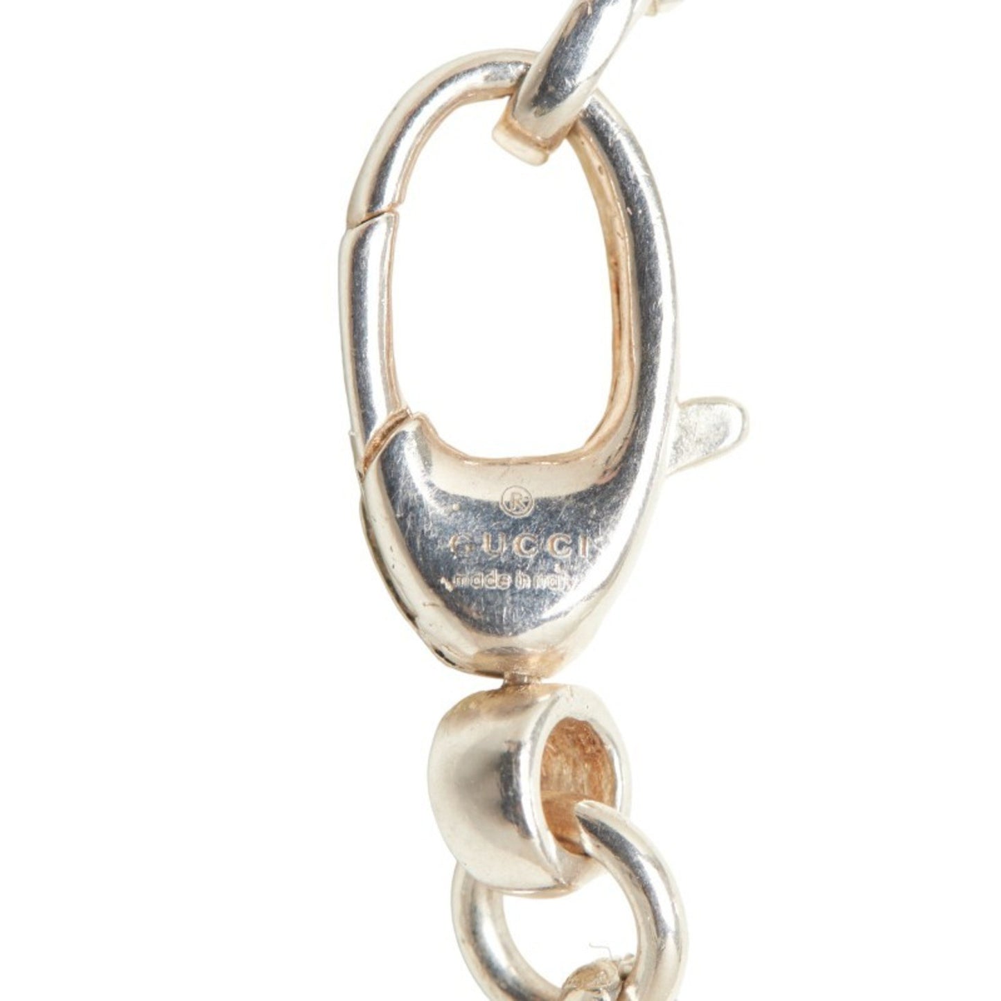 Gucci Interlocking G Necklace Silver Sv925