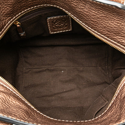 Loewe New Road Line Handbag In Beige