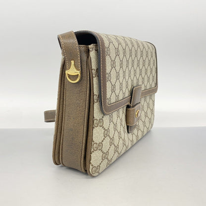Gucci Gg Supreme Shoulder Bag 14 01 4084 Brown