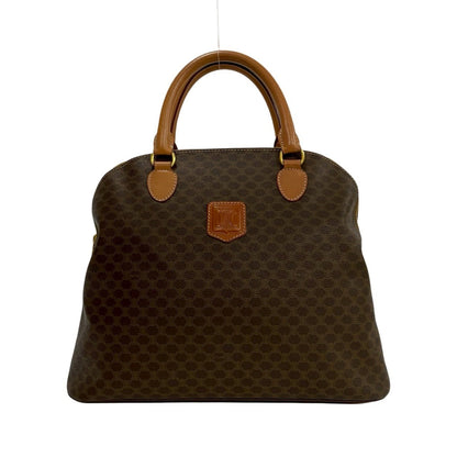 Celine Macadam Blason Triomphe Leather Handbag/Mini Tote Bag