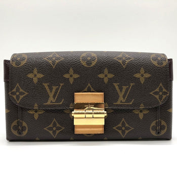Louis Vuitton M60362 Portefeuille Elysee Long Wallet Brown Monogram Canvas Leather