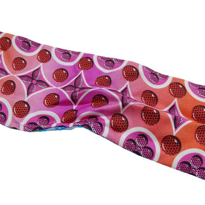 Louis Vuitton Women'S Silk Bandeau Bb Scarf In Bubble Gram Multicolor