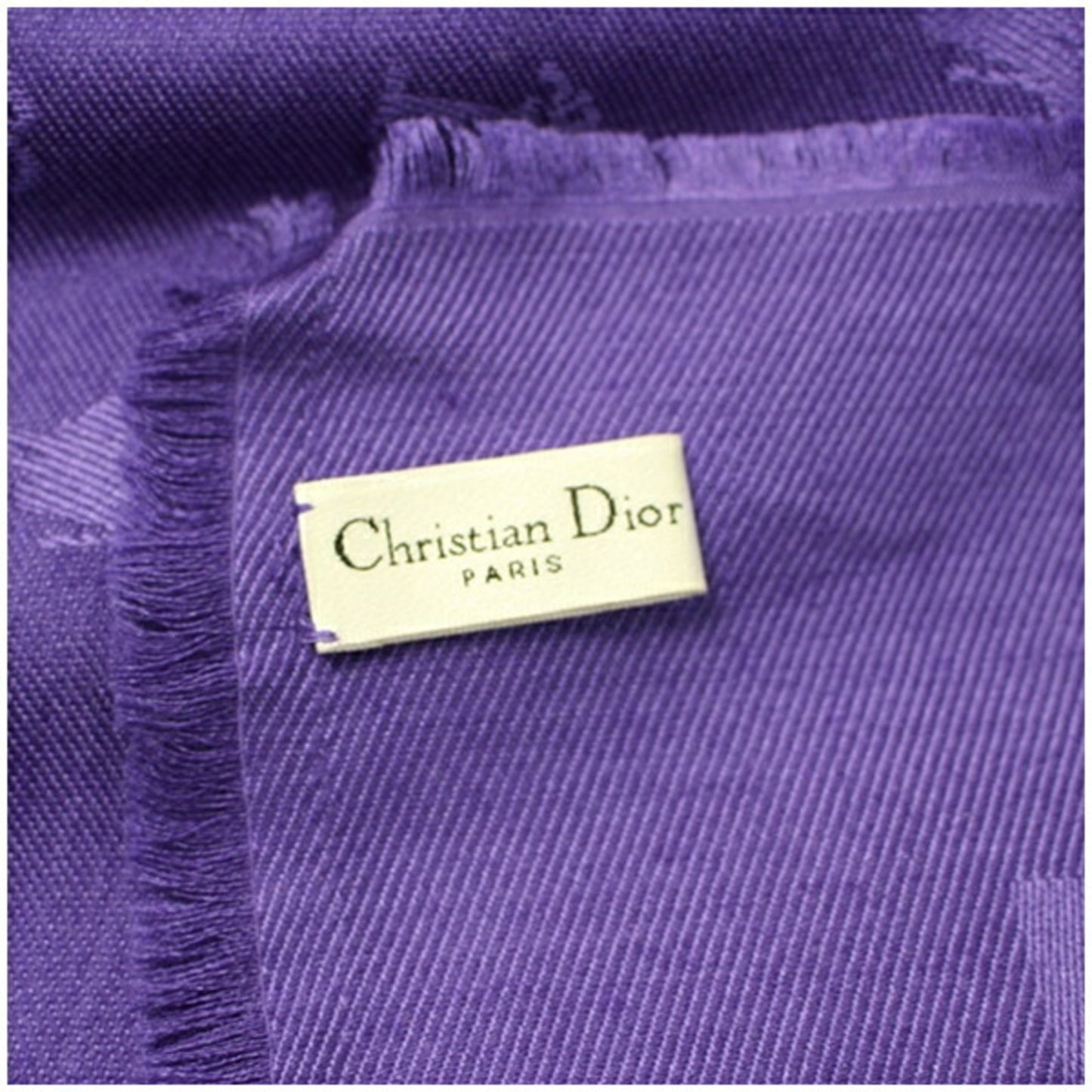 Christian Dior Large Scarf Purple