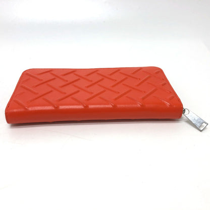 Bottega Veneta 593217 Long Wallet Orange Silverhardware