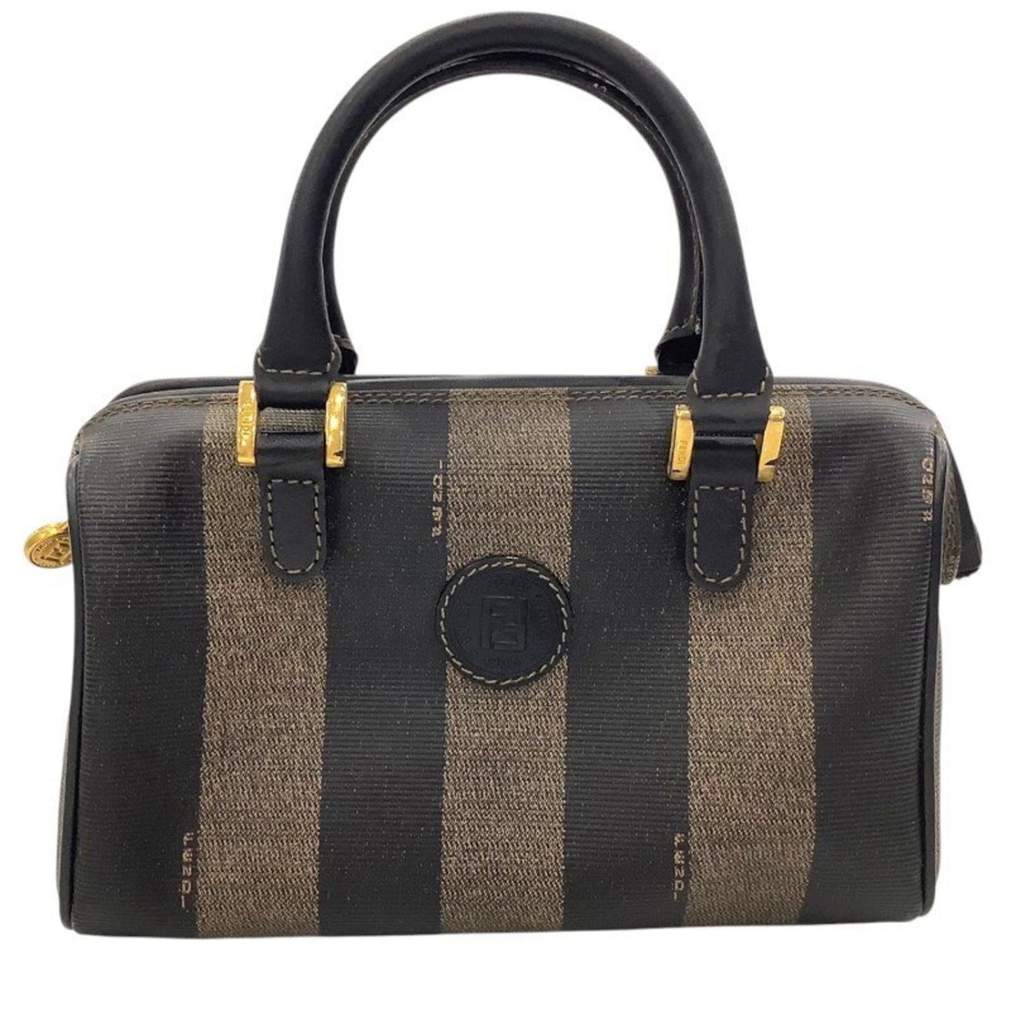 Fendi Pecan Print Mini Boston Bag Ja-24603
