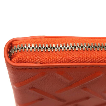 Bottega Veneta 593217 Long Wallet Orange Silverhardware