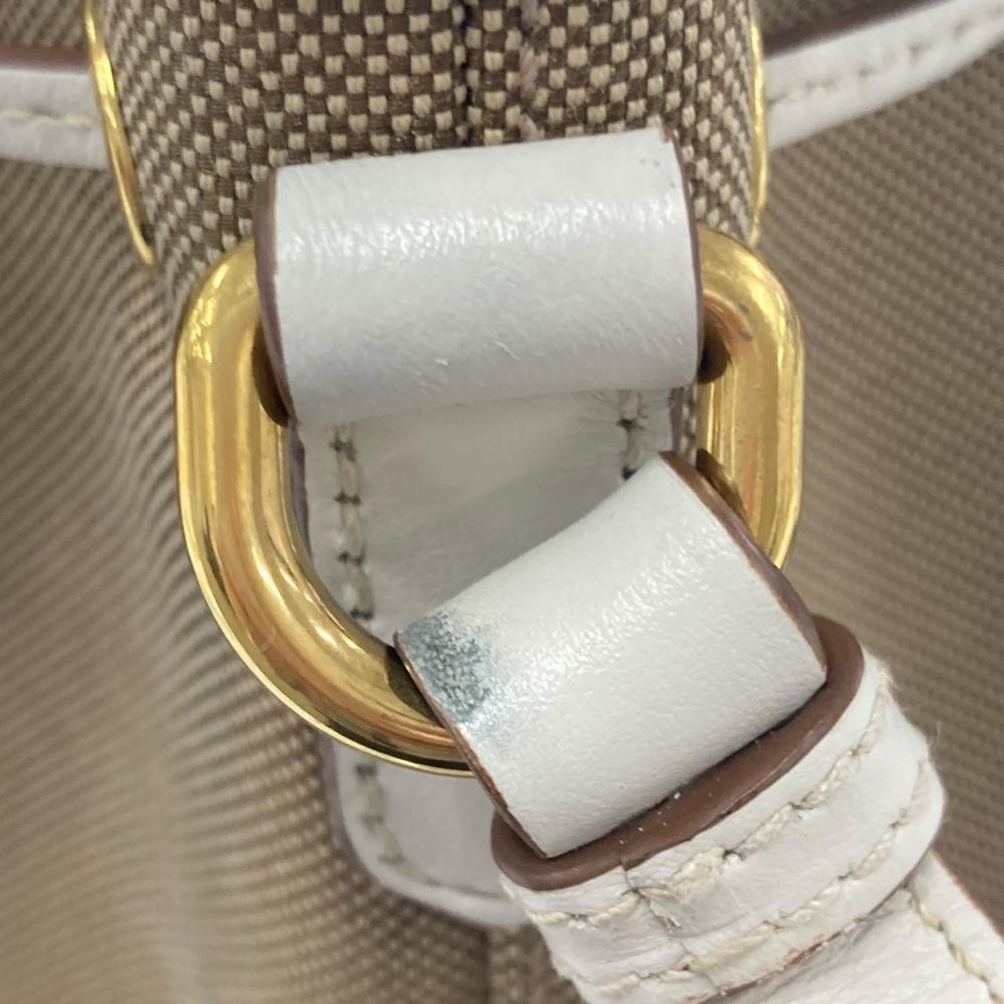 Prada Shoulder Bag Jacquard 1Bh097 Beige Outlet