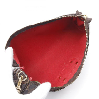 Louis Vuitton Eva Handbag Coated Canvas Leather Damier
