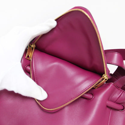 Bottega Veneta Purple Beak Handbag/Shoulder Bag In Leather