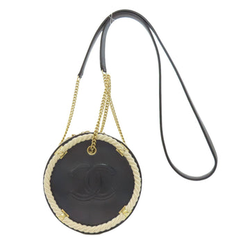 Chanel Coco Mark Gold Hardware 2-Way Handbag Calfskin