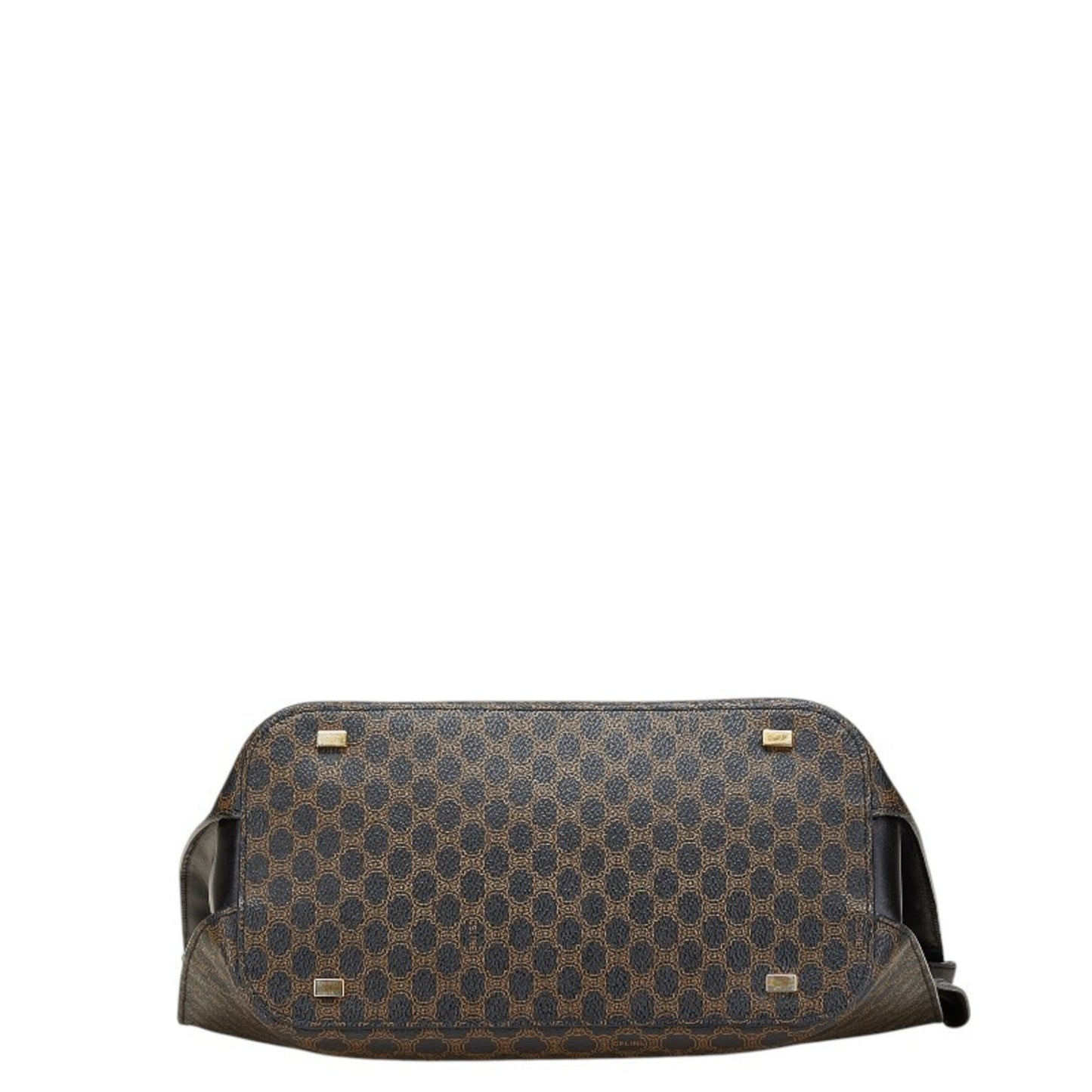 Celine Macadam Handbag In Black