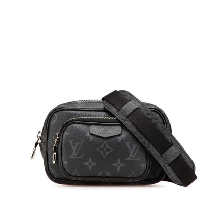 Louis Vuitton Monogram Eclipse Taiga Rama Outdoor Pochette M30755 Noir Black Leather