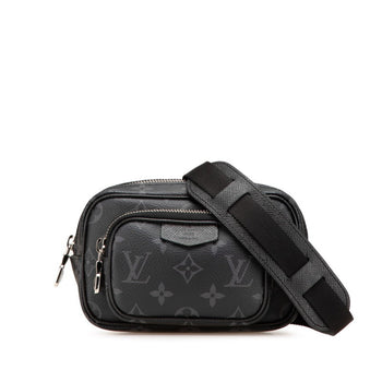 Louis Vuitton Monogram Eclipse Taiga Rama Outdoor Pochette M30755 Noir Black Leather