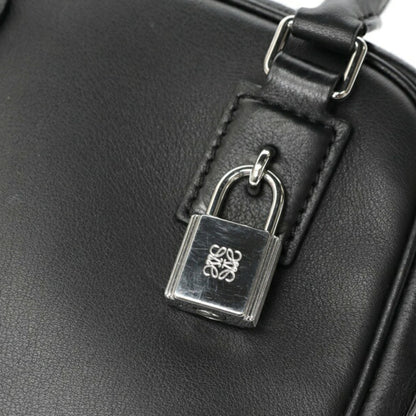 Loewe Amazona 15 Shoulder Bag B039L51X06 Calf Leather Black K-158810