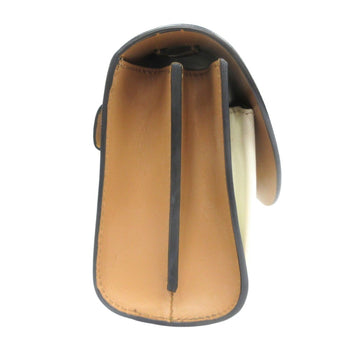 Marni Leather 2Way Waist Pouch Shoulder Body Bag White Brown