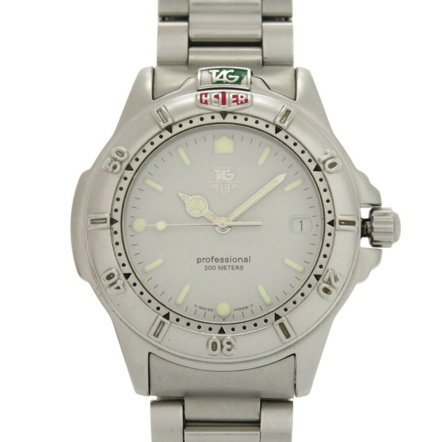 Tag Heuer Professional 200M 999.706A Stainless Steel Grey Quartz Watch 0552Tag Heuer