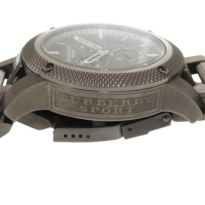 Burberry Sport Bu7716 Chronograph Stainless Steel Brown Quartz Watch 1740 Burberry