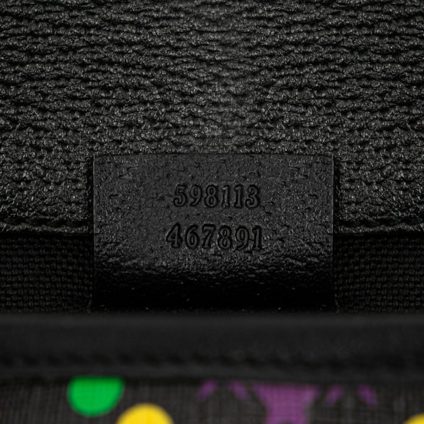 Gucci Gg Psychedelic Body Bag/Waist Bag 598113 Multicolor Leather