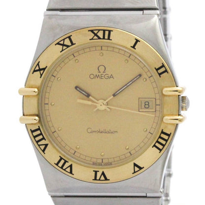 Omega Constellation 18K Gold Steel Quartz