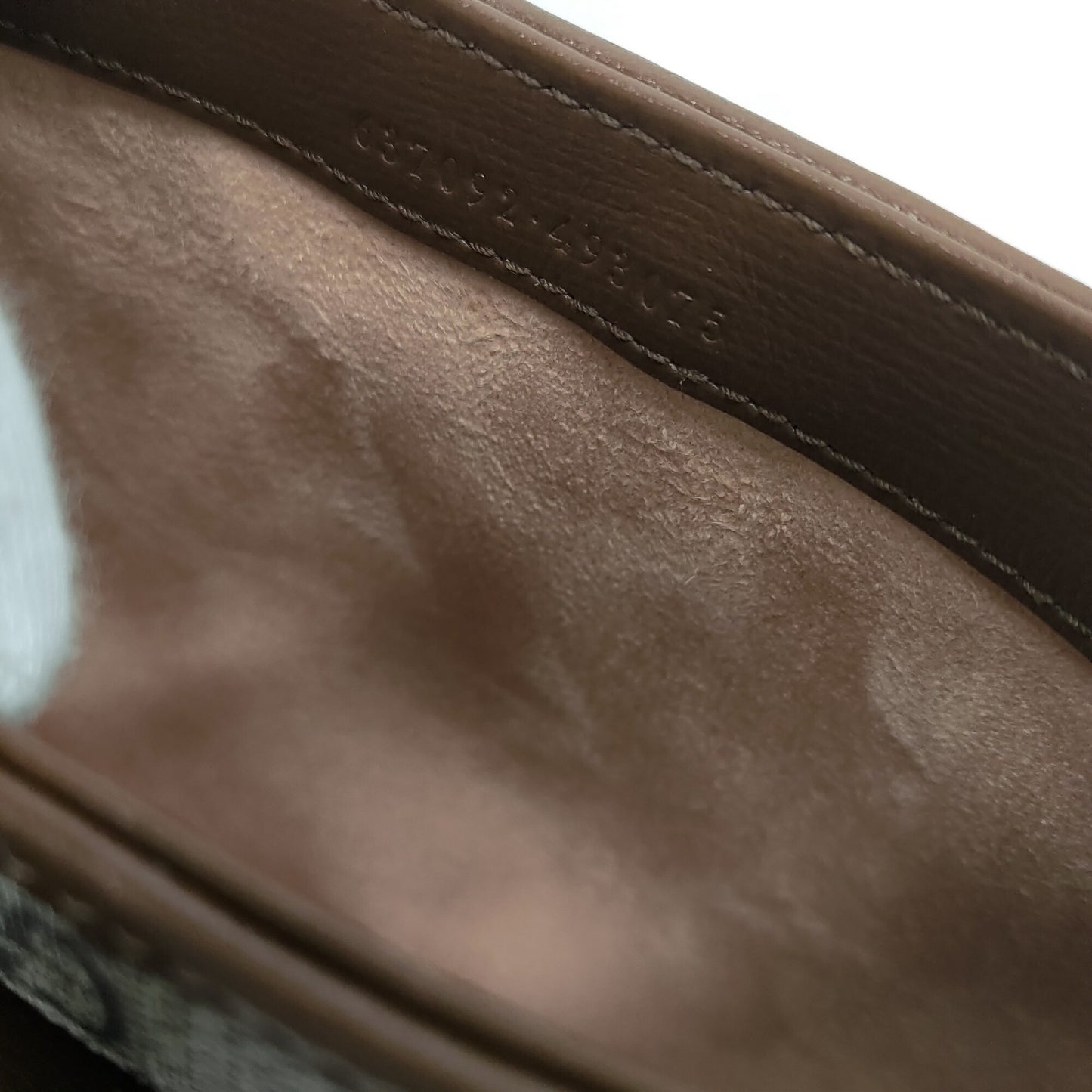 Gucci Gg Canvas Sherry Line Jackie 1961 Handbag (637092)