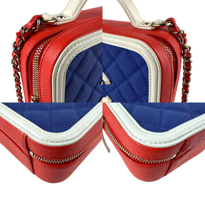 Chanel Cc Figley Shoulder Bag In Caviar Leather