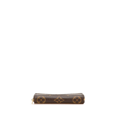 Louis Vuitton Monogram Zippy Coin Purse Case M60067 Brown Pvc Leather