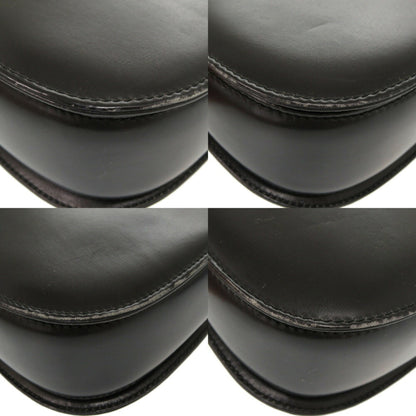 Gucci Ladylock Leather Black 000 46 0210 Handbag 0066 Gucci