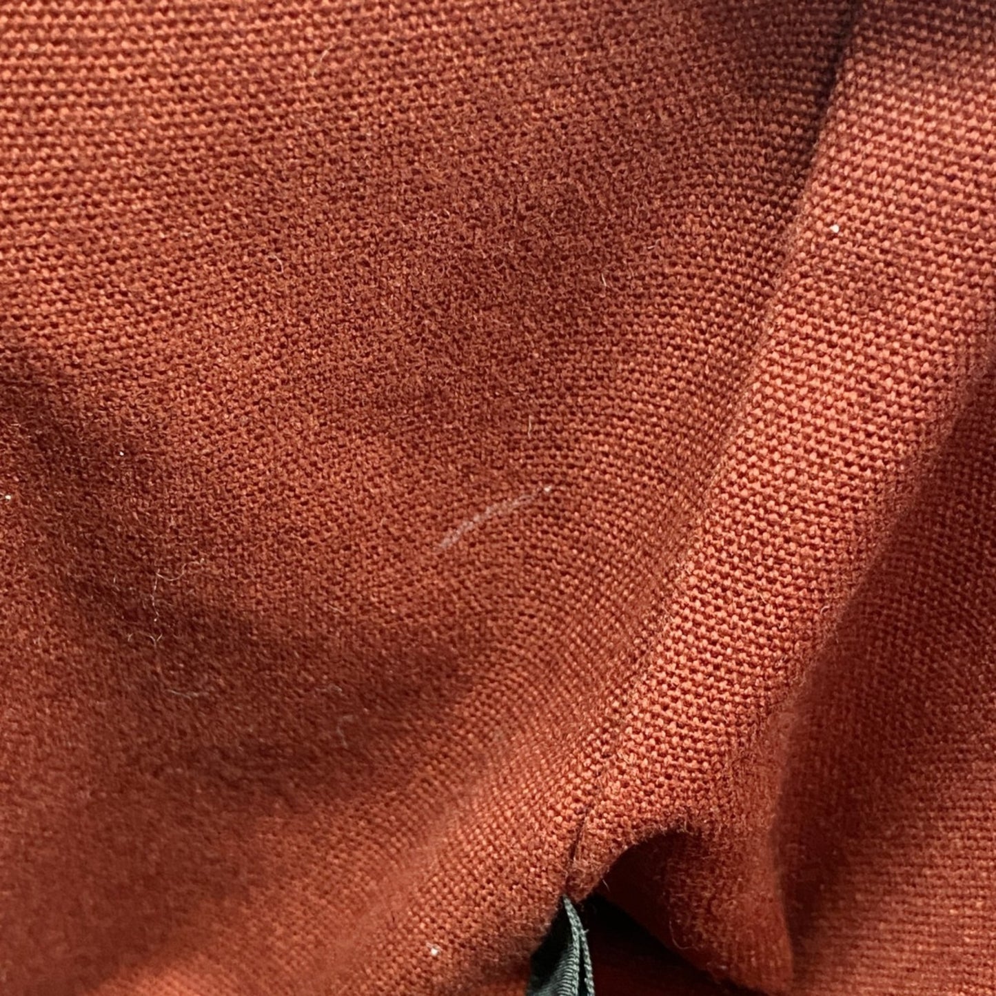 Hermes Herms Fouleaux Cabas Canvas Tote Bag In Red