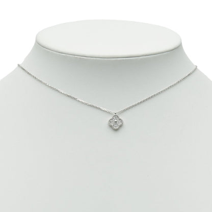 Van Cleef & Arpels Sweet Alhambra Pendant Necklace Vcaro85900 18Kwg White Gold