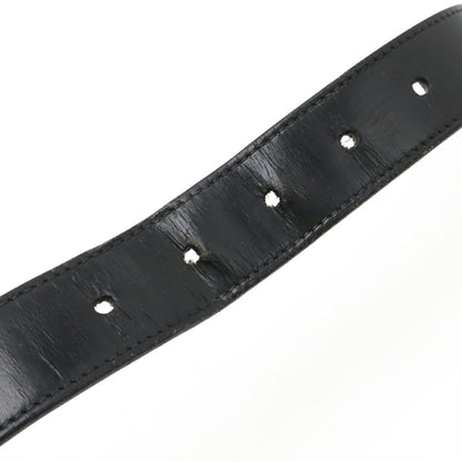 Bvlgari Rettangolo Belt In Black Leather